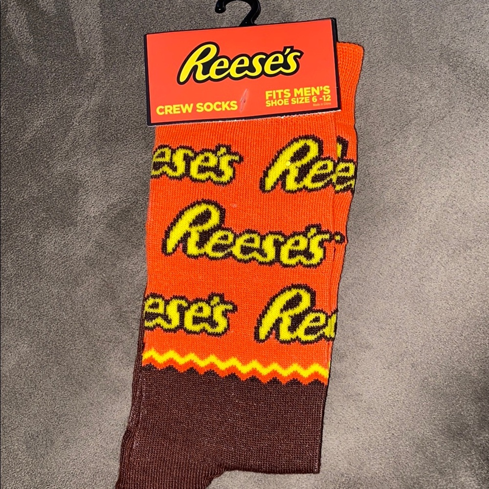 3/$18 bundle Reese’s Crew Socks